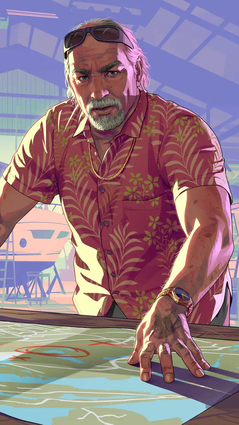 Brian Heder rural smuggler vertical portrait artwork