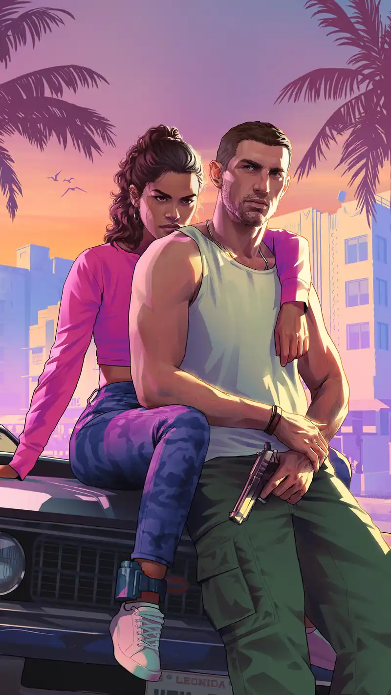 Lucia and Jason vertical portrait artwork