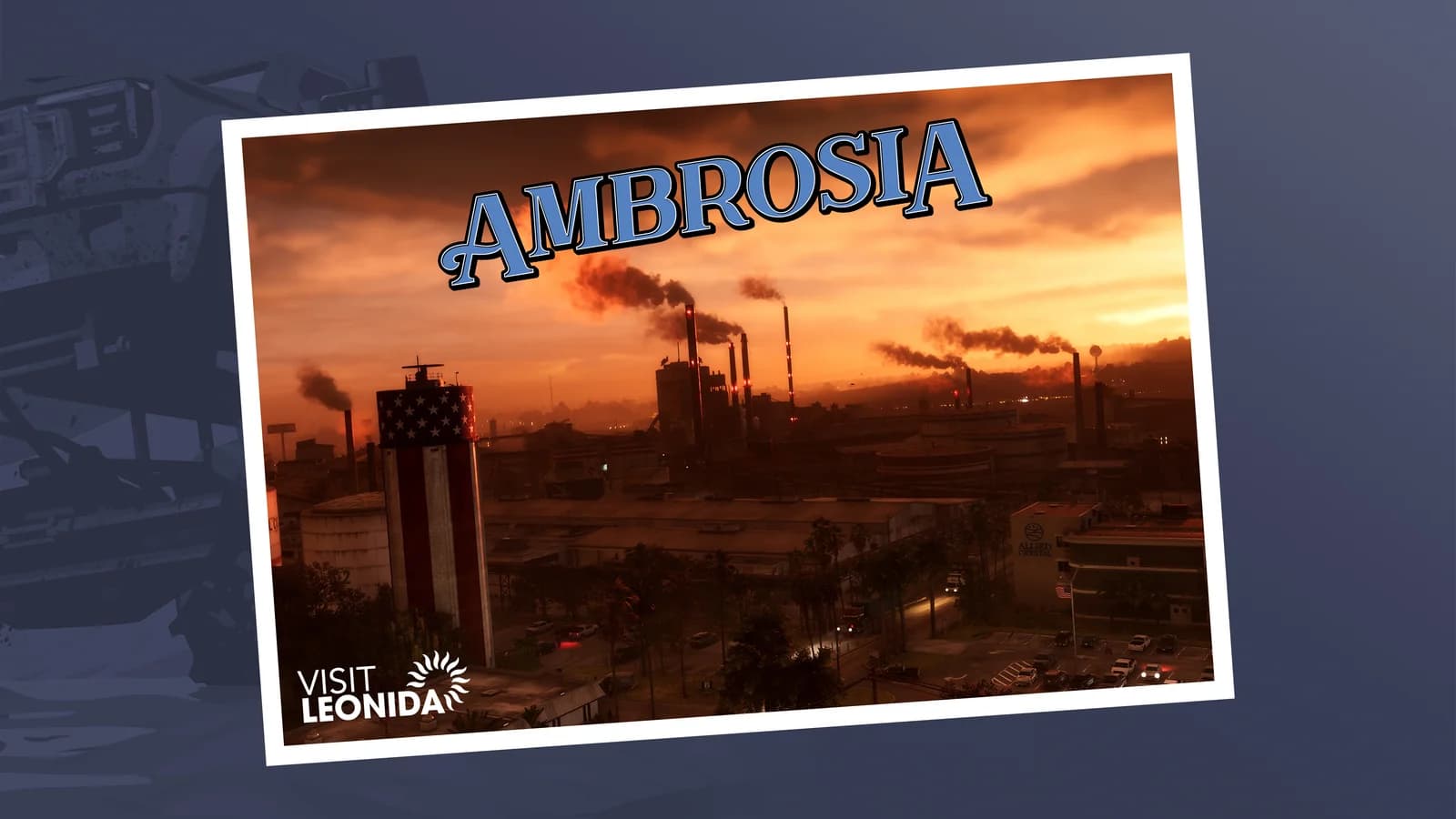 Ambrosia postcard artwork