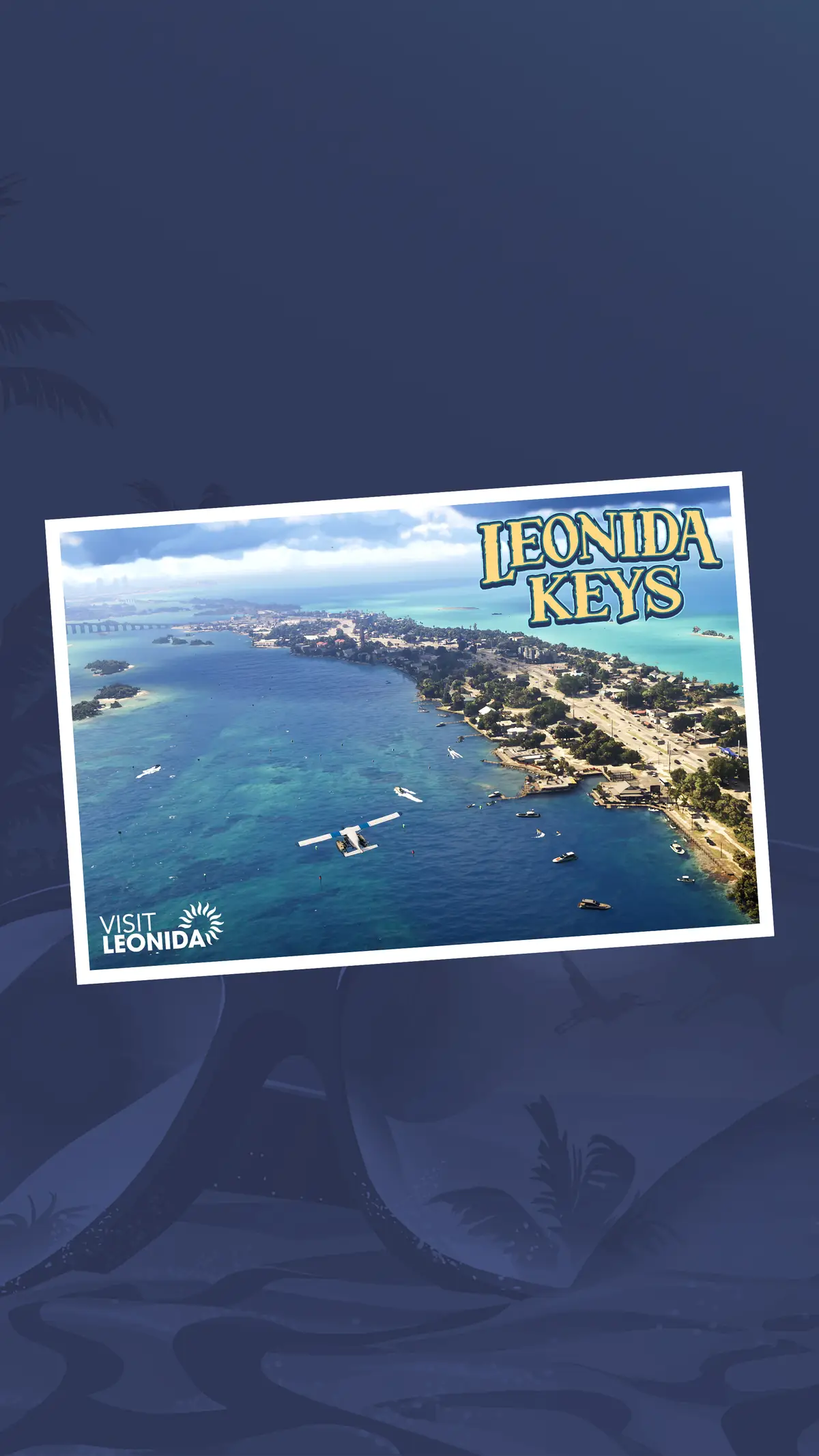 Leonida Keys postcard vertical portrait artwork