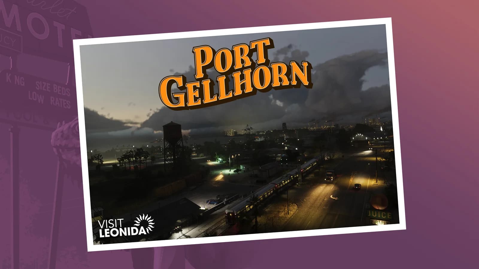 Port Gellhorn postcard artwork