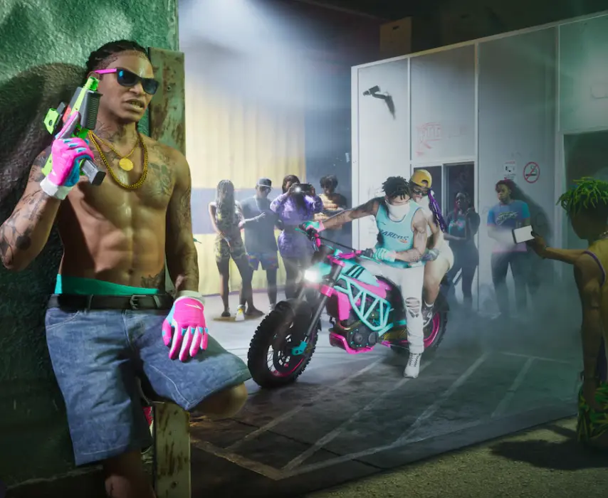 Infiltrate gang compound safehouse interior in GTA 6