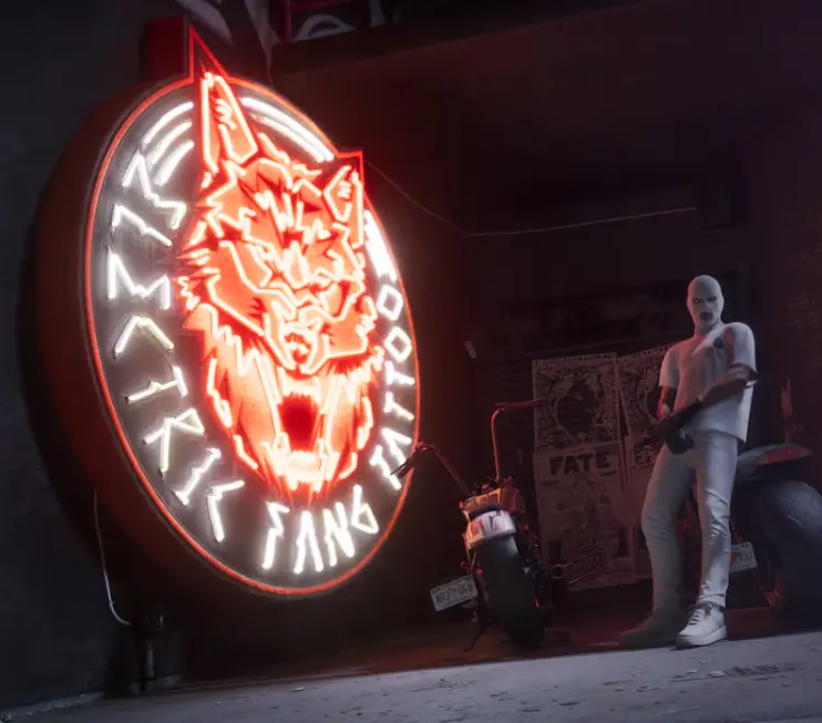 GTA 6 enterable tattoo parlor shop interior