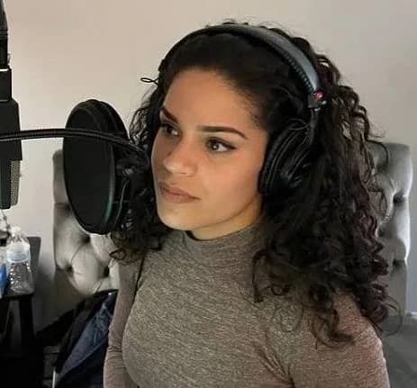 Manni L. Perez in a recording studio — the reported voice of Lucia in GTA 6