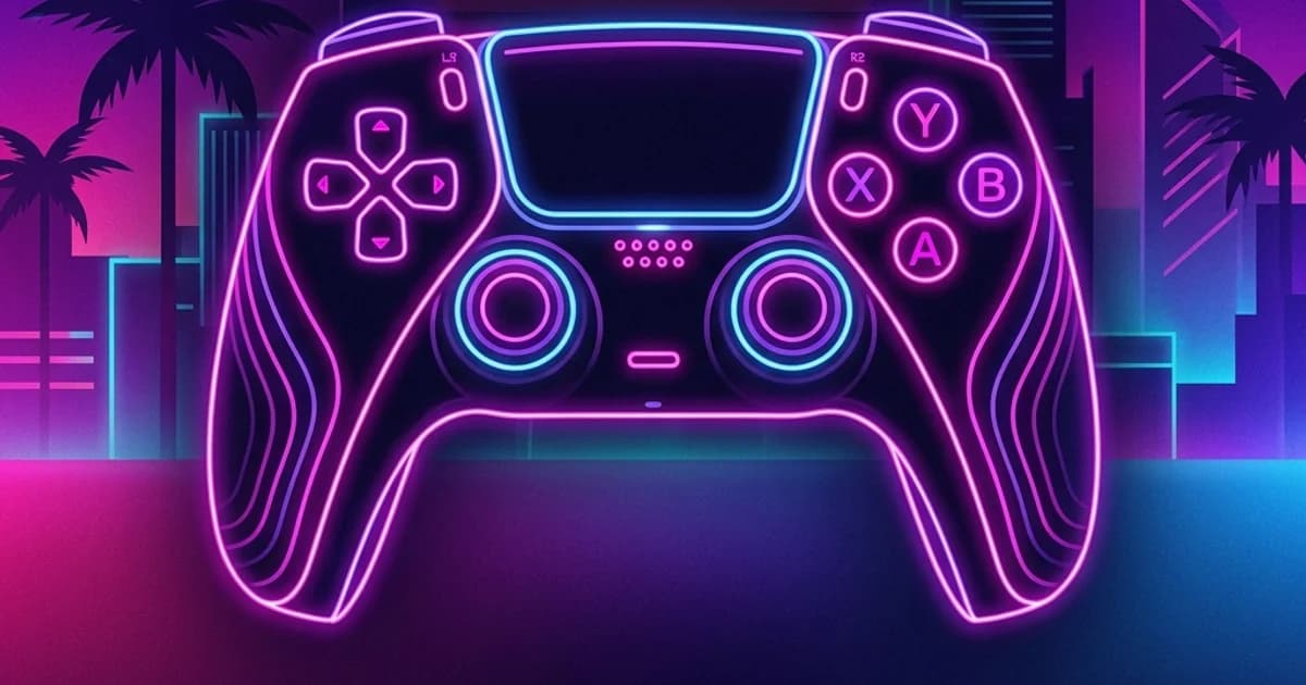 GTA 6 cheats layout showing neon gaming controller and cheat console inputs