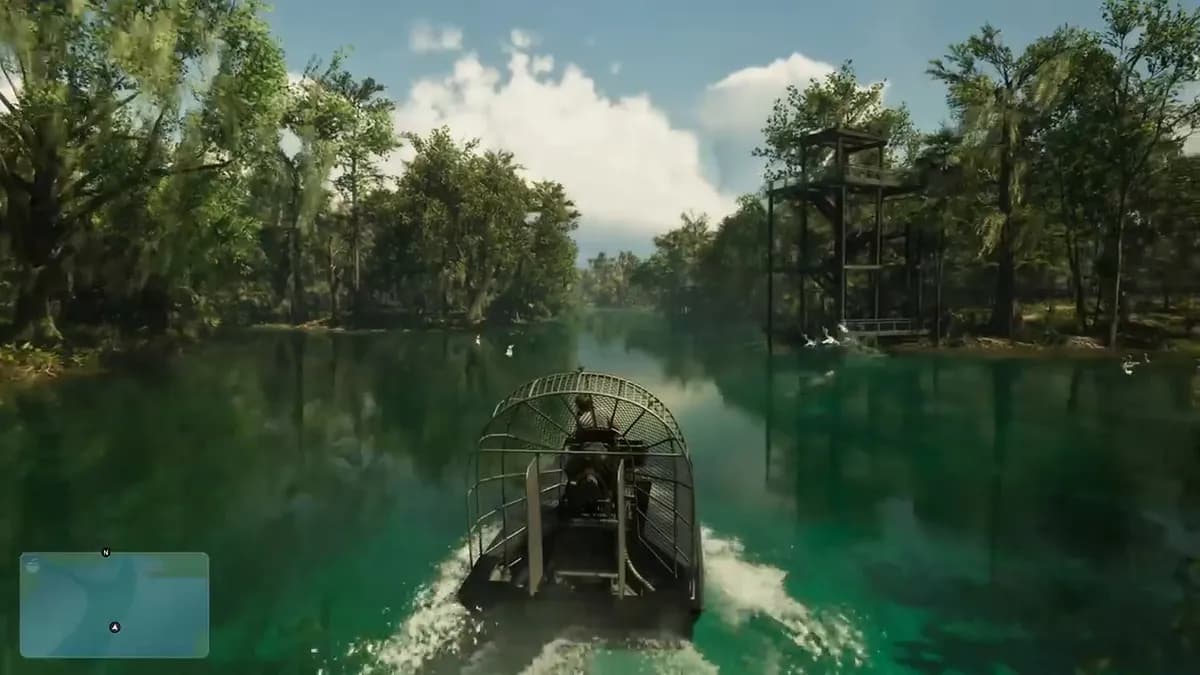 Cruising in a speed boat along the canals