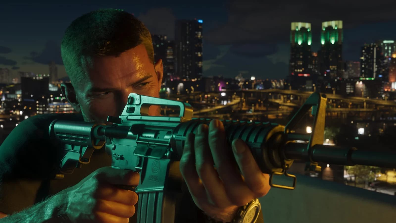 Jason Duval in Vice City outdoor scene