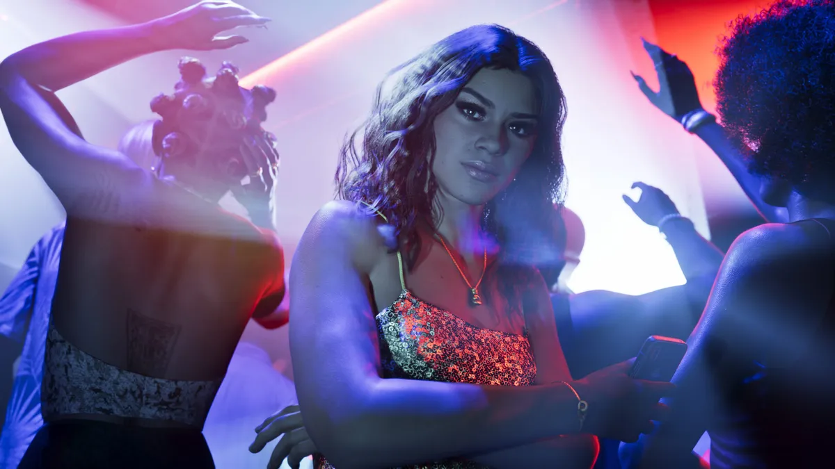 Lucia cinematic portrait in Vice City