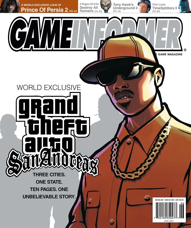 Game Informer 2004 San Andreas cover A, issue 134a